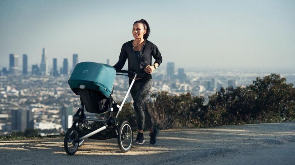 Rennen achter de kinderwagen