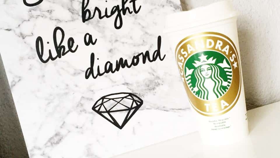gepersonaliseerde Starbucks beker